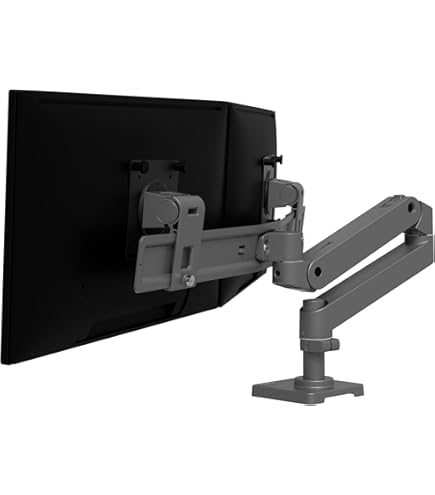 Amazon.com: Ergotron – LX Dual Direct Monitor Arm, VESA Desk